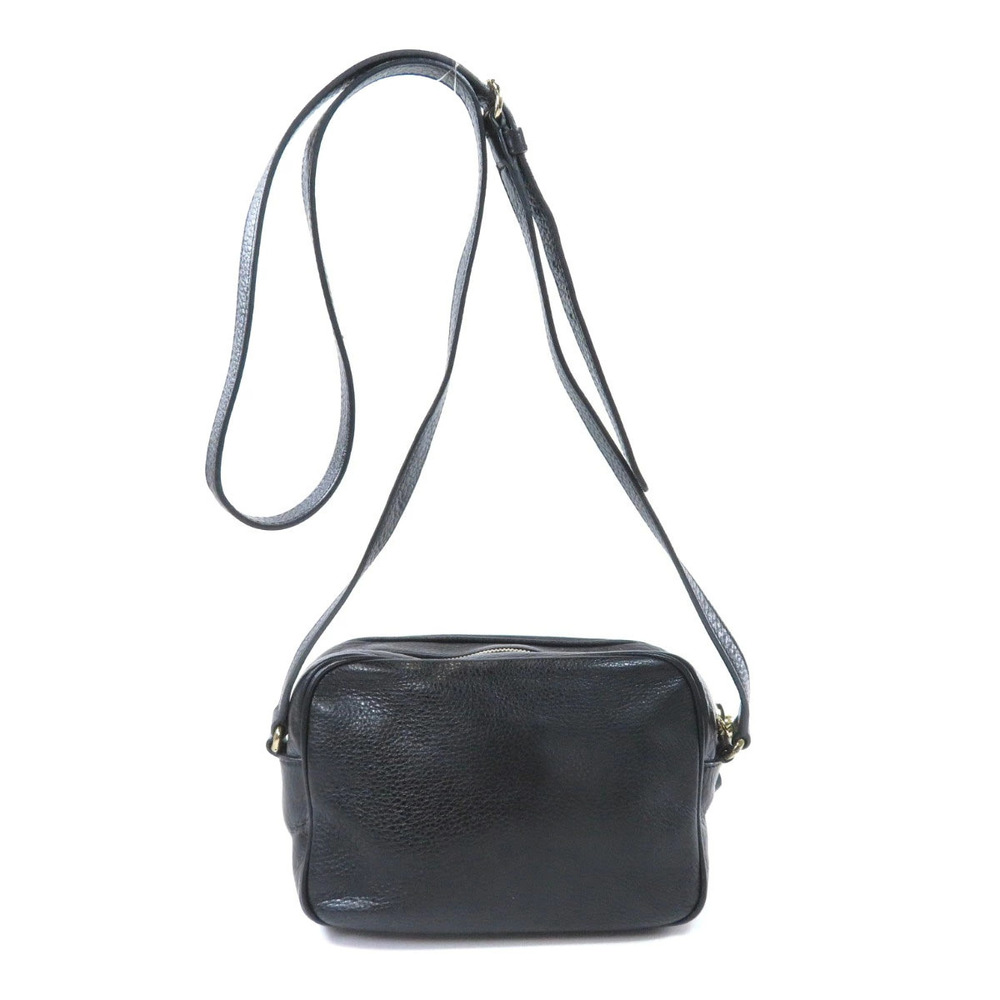 Gucci Bag Soho Leather Interlocking Shoulder GG